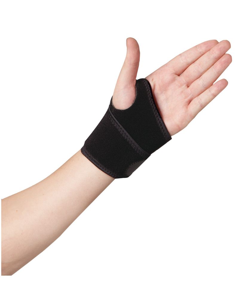 AC-1011 Ναρθηκας Καρπού Ελαστικός Alfacare Neoprene Μαύρο Χρώμα - Πηχεοκάρπιο