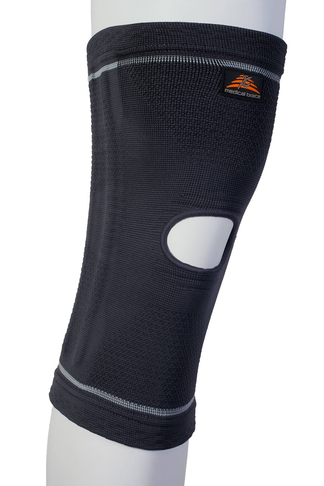 Επιγονατίδα Ελαστική με Οπή και 4 Μπανέλες Medical Brace MB.4006
